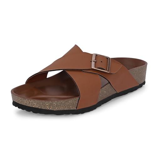 centrino men's 7311 tan sandals_8 uk(7311-3)