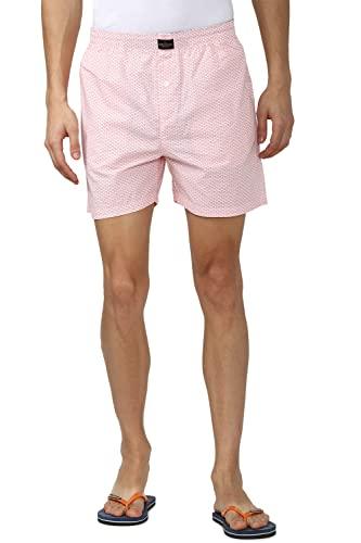 peter england men's cotton blend modern regular fit boxer shorts (pack of 1) (pebsmrgpk07380_white_2xl)