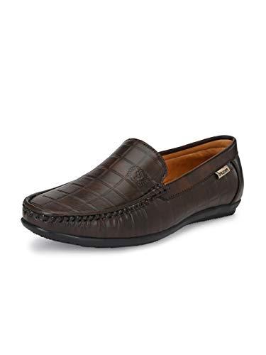 prolific men's brown loafers - 6 uk