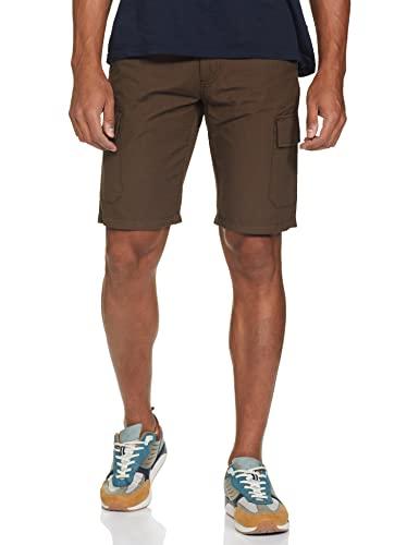 peter england men's bermuda shorts (pcsrcrgfe27088_chocolate_2xl)