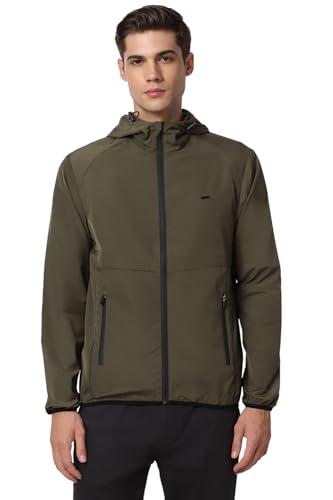 peter england men's a-line coat (pcjksbop997854_olive