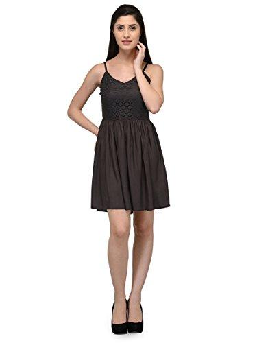 patrorna womens skater mini dress (svp10a010_black_6xl)