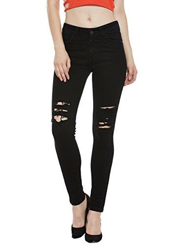 miss chase women's black slim fit ripped denim jeans(mcaw17den02-11-62-26,black,26)