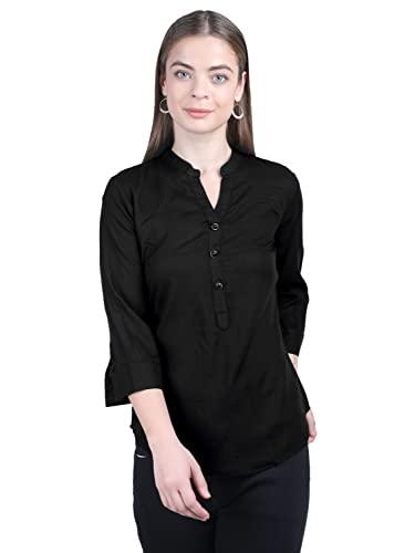 patrorna womens tunic style top (pt6a066_black_2xl)