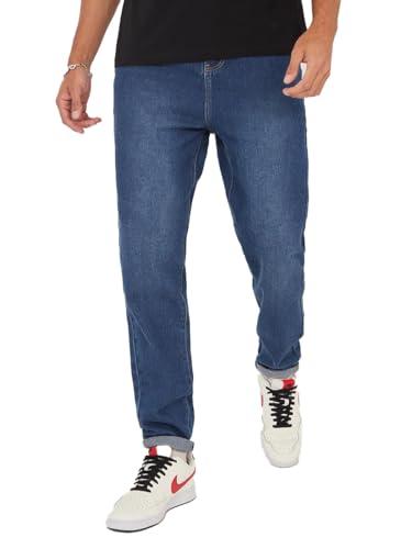 kotty men's regular mid rise blue jeans