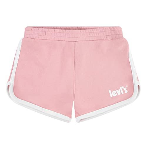 levi's girl's dolphin shorts (41h140-aed_quartz pink