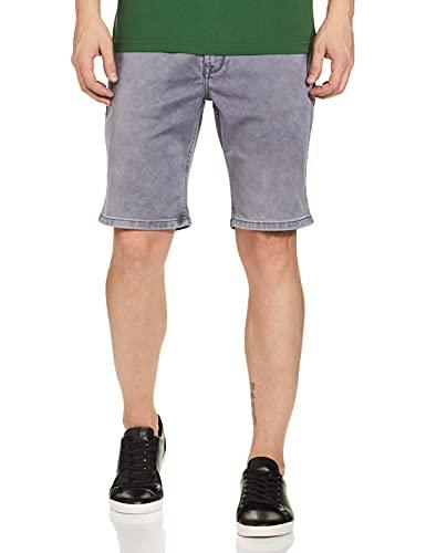 parx men's flat front resort fit medium grey casual shorts (xchx00012-g5 38