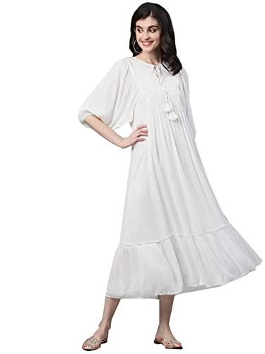 ishin women's maxi viscose rayon embroidered floral white a-line dress drahja-5069_xs_white