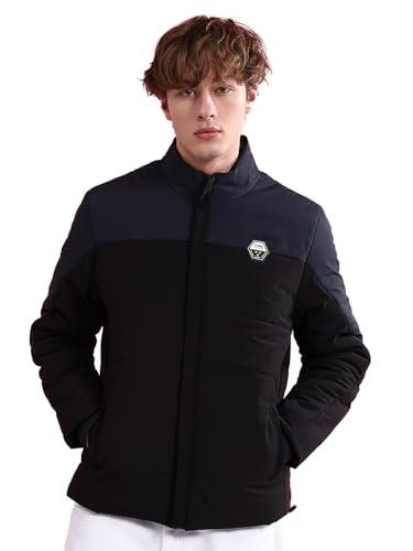 the indian garage co men's jacket (1222-jkt83-3_charcoal grey_l)