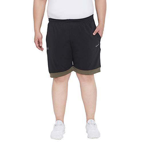 bigbanana men's regular fit shorts (foster,black,5xl)