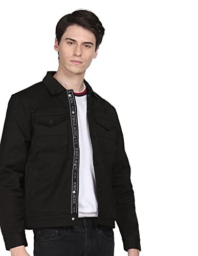 arrow newyork men's casual jacket (anacjk9106_black