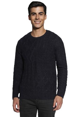 american eagle men's acrylic blend casual sweater (wee0141812400_navy