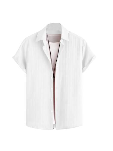 lymio casual shirt for men|| shirt for men|| men stylish shirt (s-kent) (m, white)