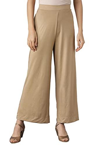 aurelia printed strechable palazzo pants for women | ankle length palazzo pants for women