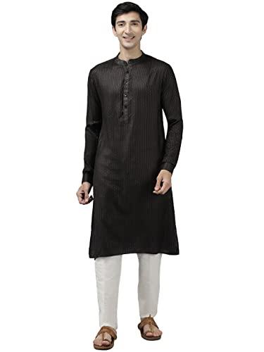 see designs olive & white regular fit self pattern kurta set_sdkt106201m