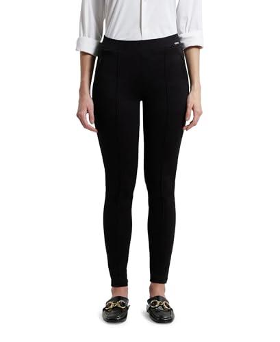 jockey women's slim fit silk blend treggings (37498_black_2xl)