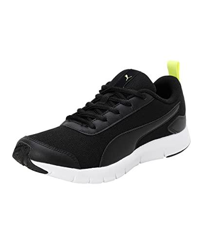 puma womens pacific maze wn's black-lime squeeze sneakers - 6 uk (37549910)