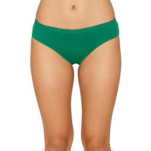 zivame women's cotton elastane classic briefs (pack of 1) (zi2679fashgreensmall_green_small)