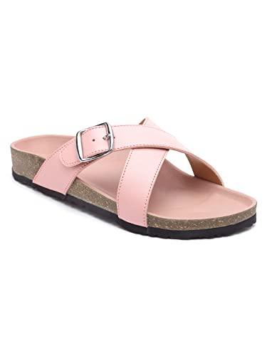 refoam owrfmo-03(w) women's outdoor | trendy | stylish pink synthetic leather casual sandal