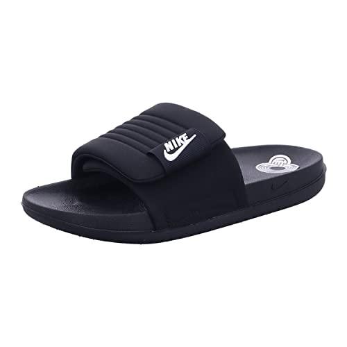 nike mens offcourt adjust black/white-black slide sandal - 10 uk (11 us) (dq9624-001)