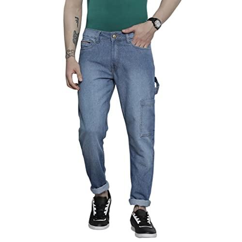 the indian garage co men's carpenter fit jeans (0822-cpntdnm-04_blue_32)