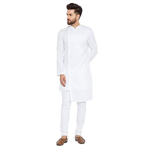 see designs men's cotton solid regular kurta_sd-mdwkt407xs white