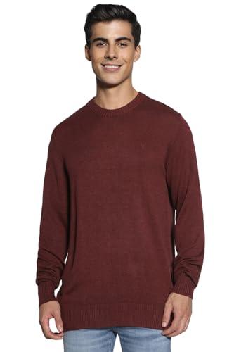 american eagle men's cotton blend casual sweater (wee0141791647_maroon