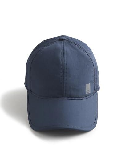 jockey cp21 polyester solid cap with adjustable back closure and stay dry technology_navy_free size