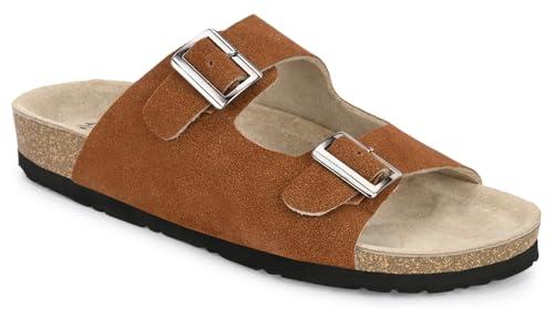 afrojack men's orginal leather sandals | casual sliders for boys s801