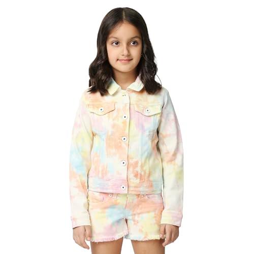 pepe jeans girl's a-line coat (pg401081f18_multi