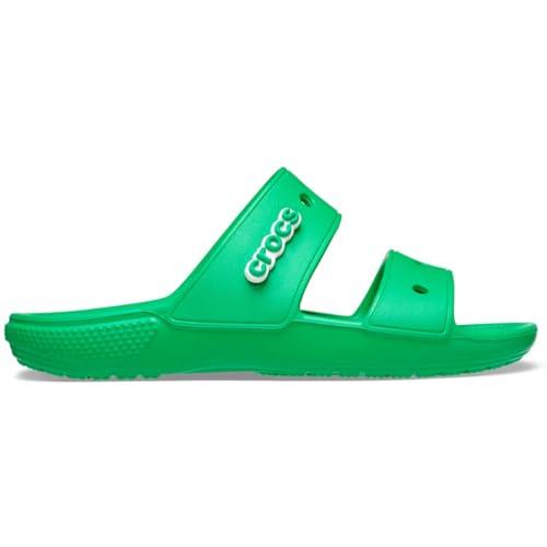 crocs unisex-adult slide classiccsandal, green, size_10