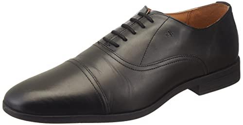 arrow men's sneffles leather lace up oxfords shoes- black 8 uk (2fa21462z01)