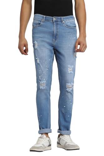 forever 21 men's slim jeans (601850_blue