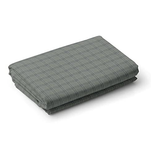 raymond poly viscose checks suit fabric for men and women(grey, free size) ((small-large) 3 meter)