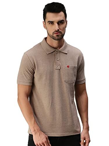 onn men's solid regular fit polo nc432_cml_1pc_camel_l