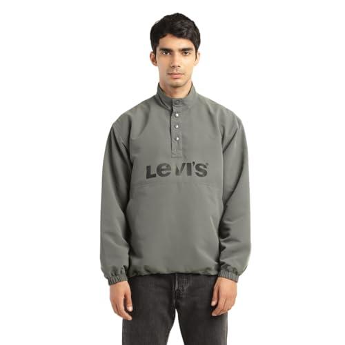 levi's men's a-line coat (a7345-0000_green