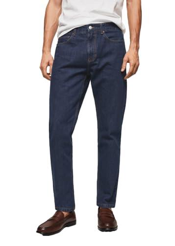 kotty men's regular mid rise dark blue jeans