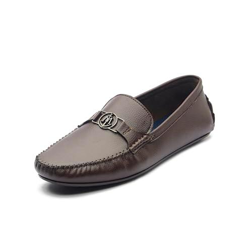 michael angelo men's ma-2389 mocassin_brown_41 euro