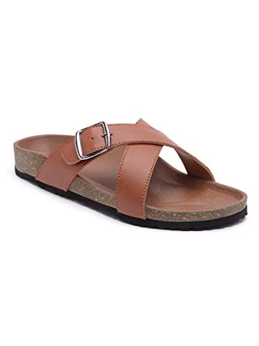 refoam owrfmo-03(w) women's outdoor | trendy | stylish light-brown synthetic leather casual sandal