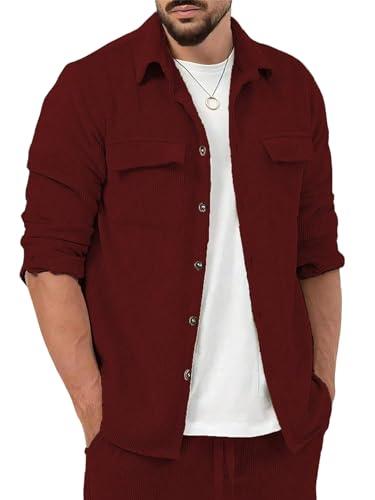 lymio casual shirt for men|| shirt for men|| men stylish shirt (rib-shirt) (m, maroon)