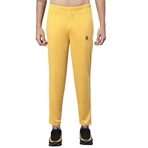 vimal jonney yellow regular fit cotton trackpant for men-d10_yellow_01-l