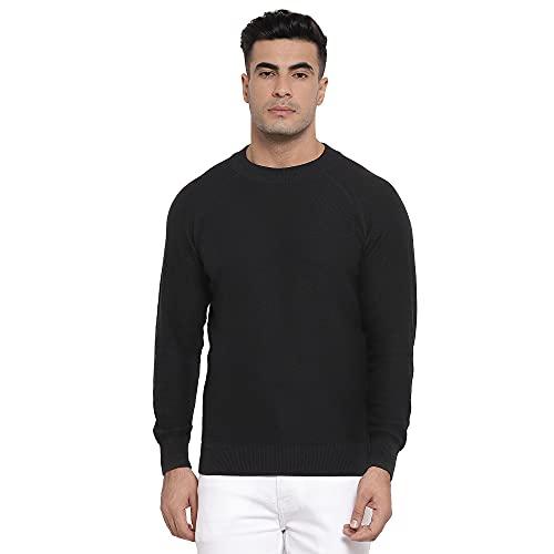 red tape men's round neck cotton sweater