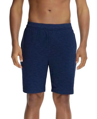 jockey men's straight fit shorts with side zipper pockets mv23_navy_xl