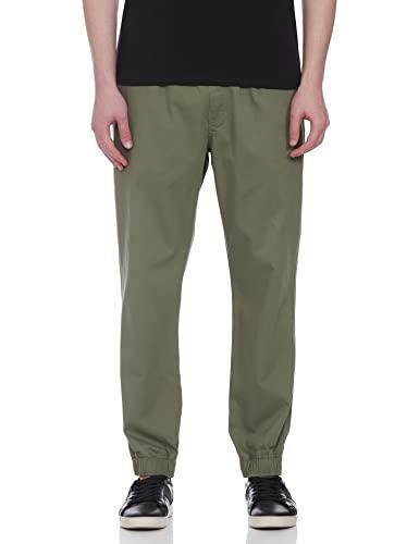 amazon brand - symbol men's slim casual trousers (symjg-to-01_lt. olive_34w x 29l