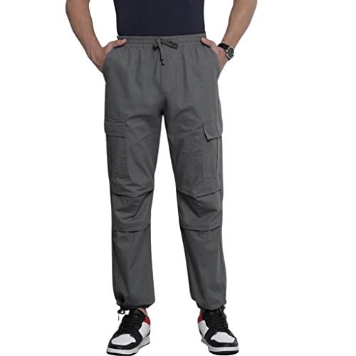 the indian garage co men's relaxed fit cargos (1022-rpstpcrg-06_grey_34)