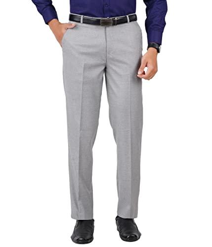 mchenry men's stretchable self design ash grey formal regular fit trousers(lagrey8802-36_colour-ash grey_size:36)