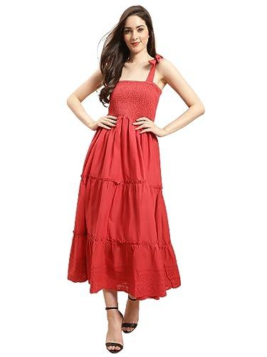 purple state women's & girl's dresses for outdoor & indoor, calual wear,home wear,& events dress type maxi in colour red (psd-263-l)