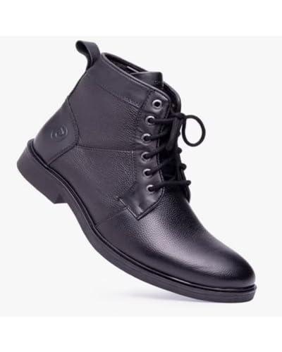 pierre cardin pc5016 leather boot for men_black_43