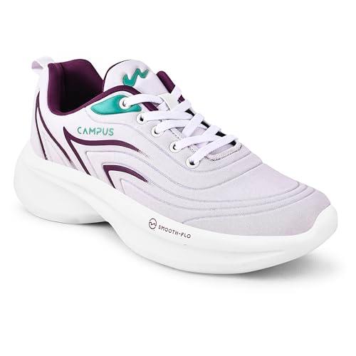 campus women's camp-candid wht/d.purple running shoes - 6uk/india 22l-864