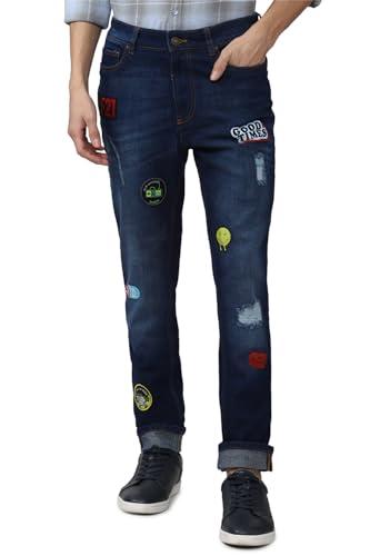 forever 21 men's slim jeans (597118_navy